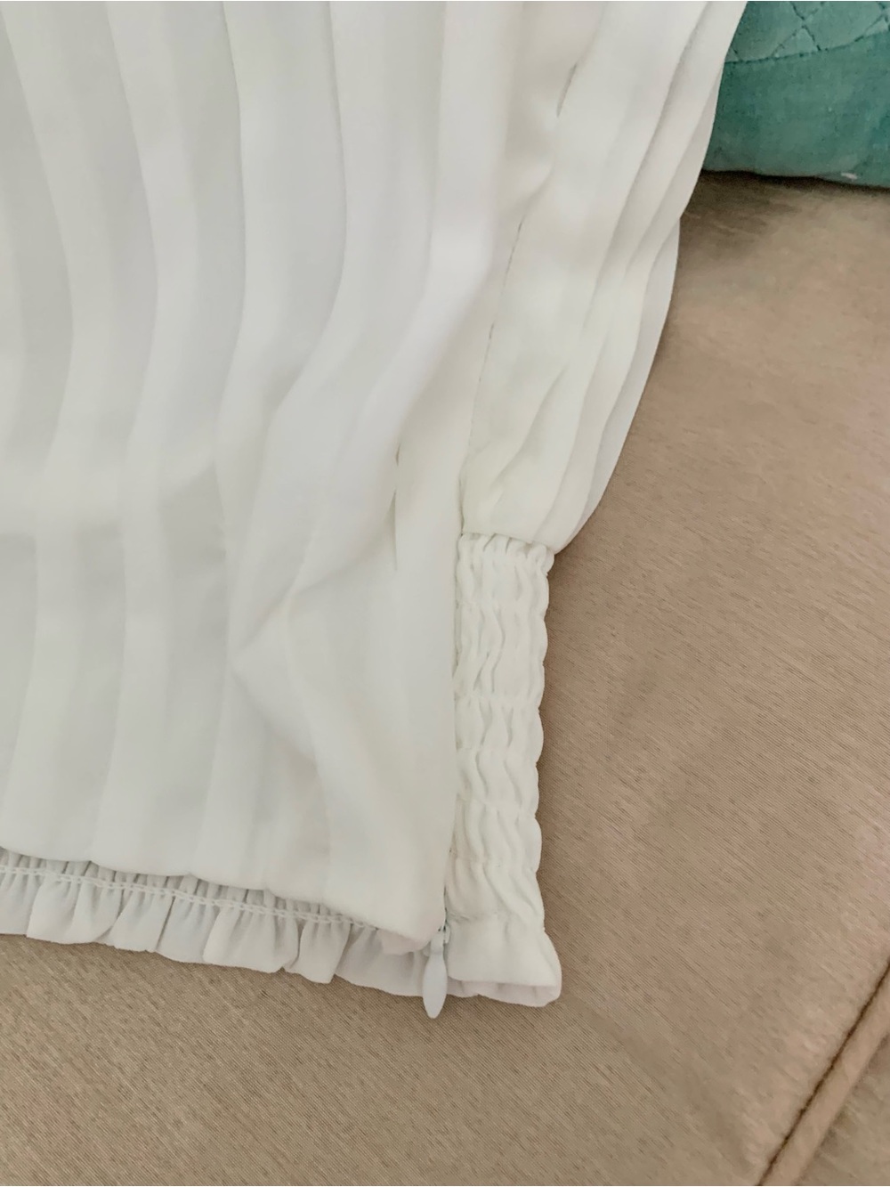 NWT Jason Wu White Pleated Sleeveless Crop Top - Picture 10 of 12